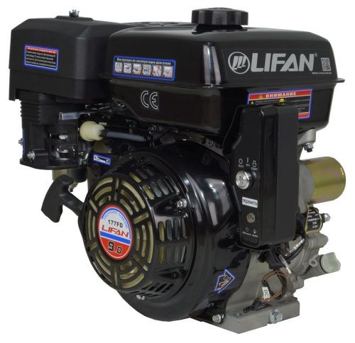 Двигатель Lifan 177FD, вал ?25мм, катушка 3 Ампера-Tehinstrument