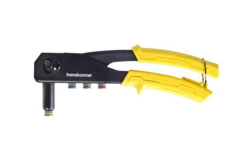 Заклепочник 255мм, заклепки 2,4/3,2/4,0/4,8мм, Hanskonner-Tehinstrument