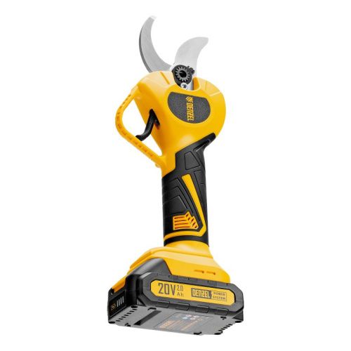 Секатор аккумуляторный, бесщет., CP-40BL, Li-Ion, 20 В, лезвия SK5 Denzel-Tehinstrument