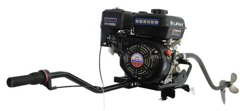 Мотор лодочный болотоход Habert (двигатель Lifan 170F D20)-Tehinstrument