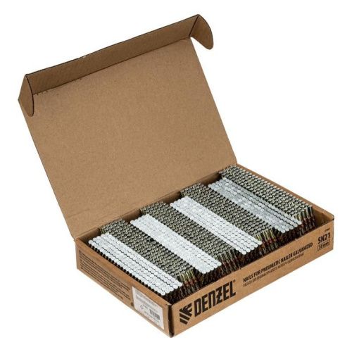Гвозди для пнев. нейлера (оцинк.), длина - 50 мм, диам. - 2,9 мм, 2000 шт. Denzel-Tehinstrument