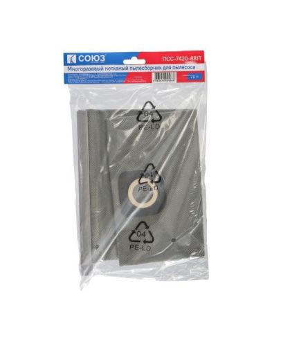 Нетканый мешок для пылесоса ПСС-7420, 20л, 1шт/уп, СОЮЗ-Tehinstrument