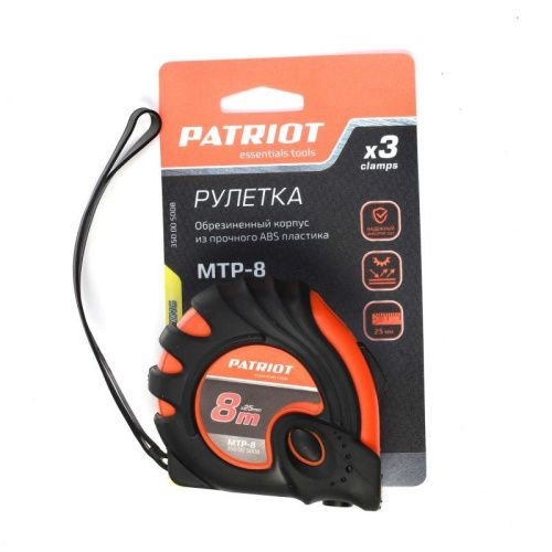 Рулетка измерительная Patriot MTP-8-Tehinstrument