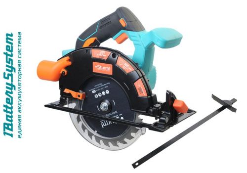 Аккумуляторная циркулярная пила  Sturm CCS1867BL 1BatterySystem-Tehinstrument