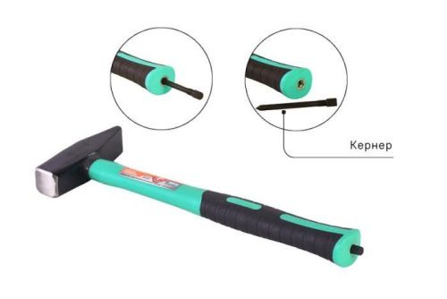 Молоток со встроенным кернером 600г,  Sturm-Tehinstrument