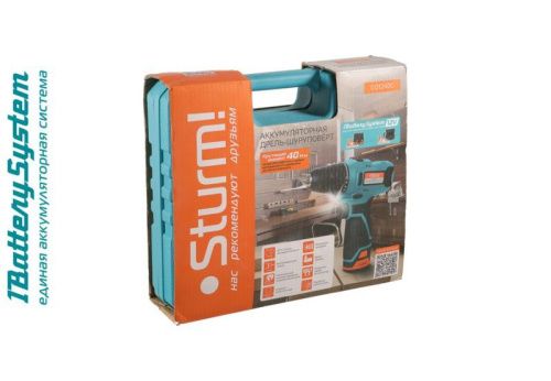 Аккумуляторный шуруповерт CD1240C BatterySystem12V-Tehinstrument