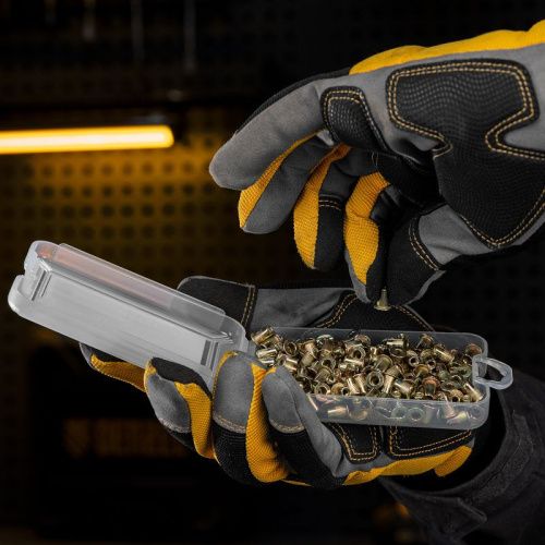 Заклепки резьбовые, стальные, оцинкованные, М3, пластиковый кейс, 200 шт. Denzel-Tehinstrument