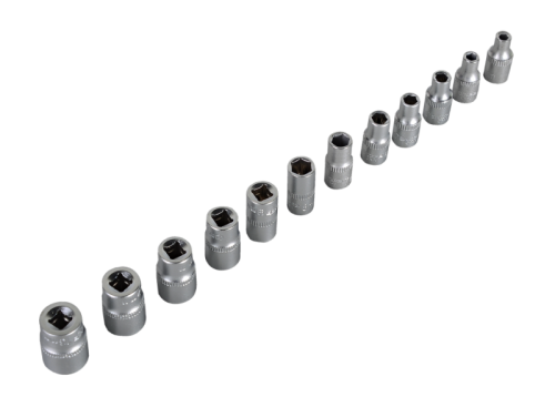 Набор инструментов, 1/4" , CrV, пластиковый кейс 29 предм Вихрь-Tehinstrument