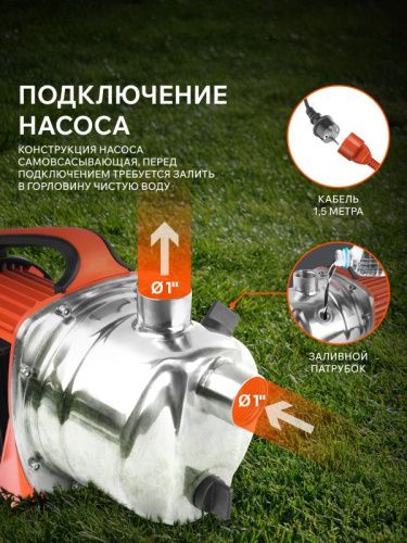 Насос поверхностный Patriot R 1200 INOX-Tehinstrument