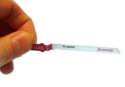 Пилки для лобзика по дереву T101AO, 2 шт, 76х50мм, шаг зуба 1,4мм, чистый фигурный рез, HCS, БОЕКОМПЛЕКТ-Tehinstrument