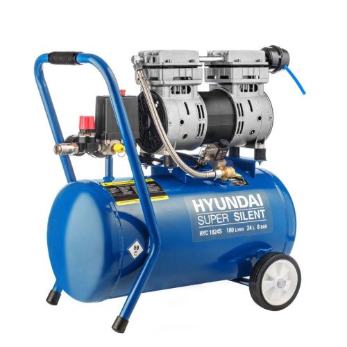 Безмасляный компрессор HYUNDAI HYC 1824S (компрессор Хендай 1824)-Tehinstrument