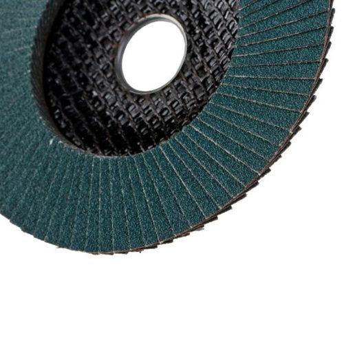 Круг зачистной лепестковый ЦИРКОНИЕВЫЙ 125х22, зерно 100, Hanskonner-Tehinstrument