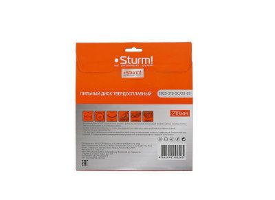 Пильный диск, размер 210x30/20x60 зубьев Мульти рез  Sturm-Tehinstrument