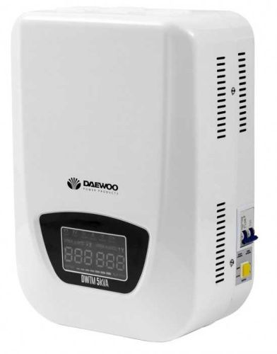 Однофазный стабилизатор DAEWOO DW-TM5kVA (настенный стабилизатор DAEWOO DW-TM 5 kVA)-Tehinstrument