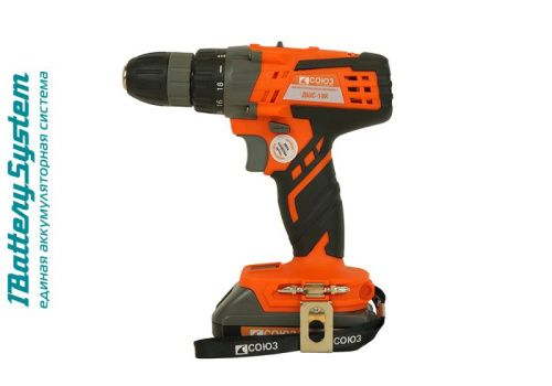 Аккумуляторный шуруповерт СОЮЗ ДШС-18К 1BatterySystem-Tehinstrument