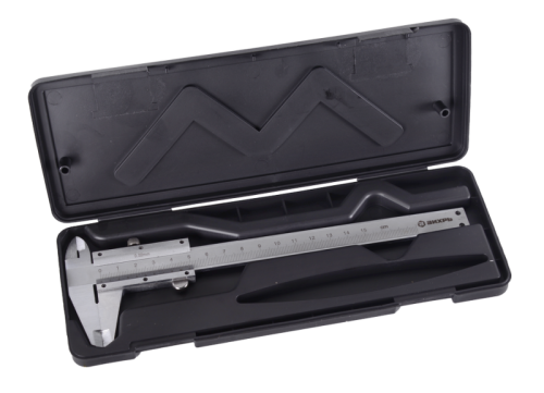 Штангенциркуль с глубиномером ВИХРЬ ШЦ-150 в кейсе-Tehinstrument