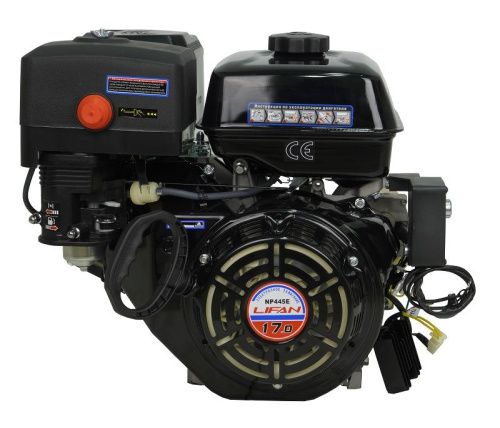 Двигатель Lifan NP445E, вал ?25мм, катушка 18 Ампер-Tehinstrument