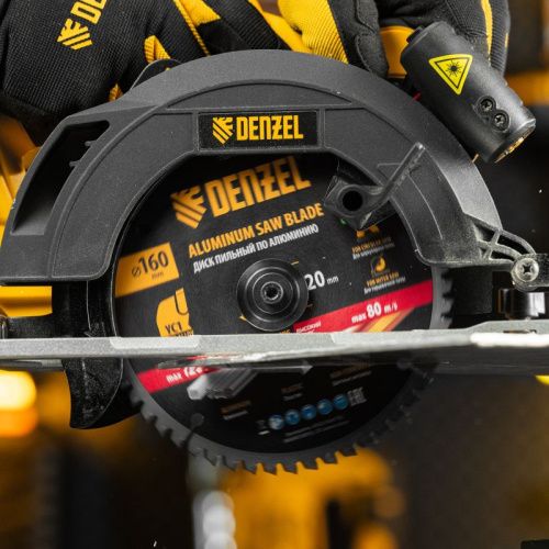Пильный диск по алюминию ф160 х 20 мм, 54 зубьев Denzel-Tehinstrument
