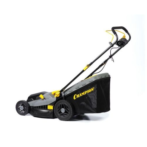 Газонокосилка эл. CHAMPION EM4318 (1,8 кВт пласт.+ткань травосб. 52л ширина 430мм 30-75мм, 12,9кг)-Tehinstrument