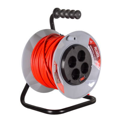 Удлинитель силовой на катушке Ресанта СУ-2х1-30/2 (с выкл., 4 розетки)-Tehinstrument