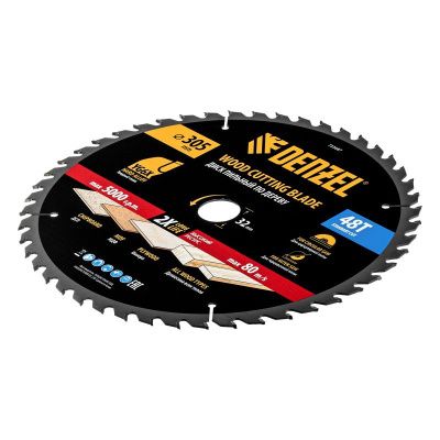 Пильный диск по дереву ф305 х 32 мм, 48 зубьев Denzel-Tehinstrument