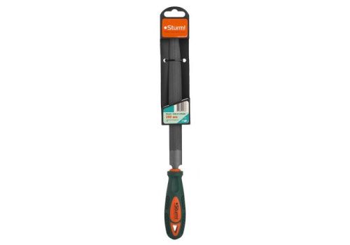 Напильник полукруглый 200 мм, двойная насечка, противоскользящая рукоятка  Sturm-Tehinstrument