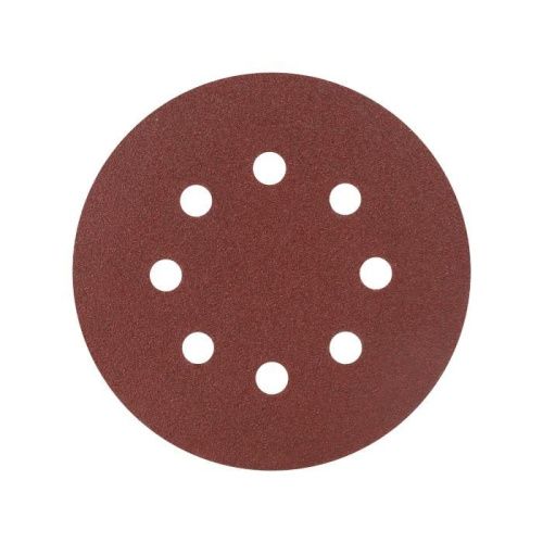 Круг шлифовальный на липучке (125 мм, Р80, 8 отв.), Patriot-Tehinstrument