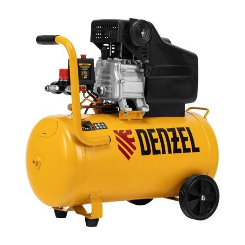 Компрессор воздушный, прямой привод DC1500/50, 1.5 кВт, 50 литров, 220 л/мин Denzel-Tehinstrument
