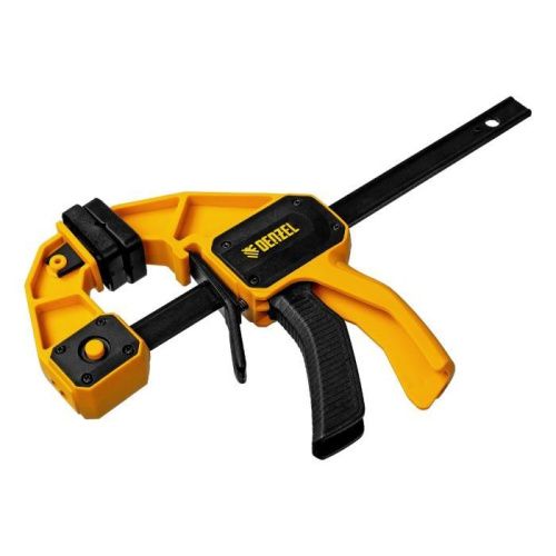 Струбцина F-образная, быстрозажимная, 150 х 80 мм, усиленный нейлоновый корпус Denzel-Tehinstrument