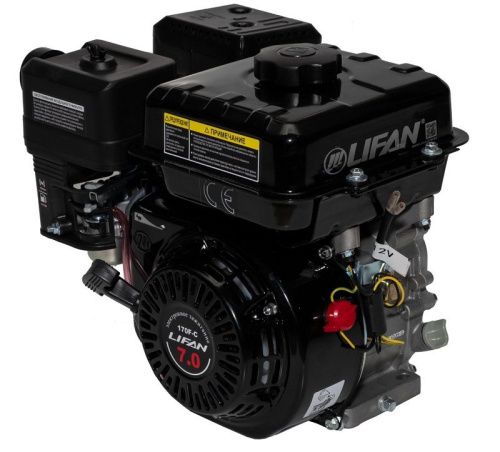 Двигатель Lifan 170F-C Pro, вал ?20мм, катушка 3 Ампера-Tehinstrument