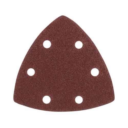 Треугольник шлифовальный на липучке (80х80х80 мм, Р80, 5 шт.), Patriot-Tehinstrument