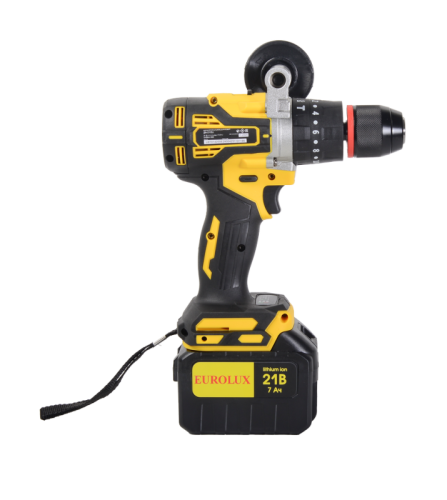 Дрель-шуруповерт аккумуляторная для ледобура Eurolux ДА-21/2Li (бесщеточный двигатель)-Tehinstrument