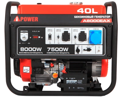 Портативный бензиновый генератор A-iPower A8000EAX-Tehinstrument
