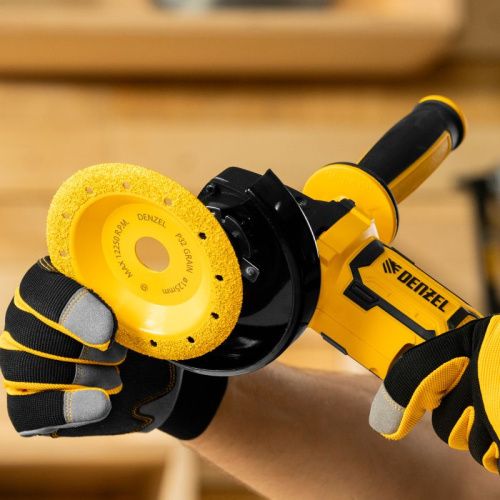 Бесщеточная аккумуляторная угловая шлифовальная машина Denzel AGH-BL-20-125, Li-Ion, 20 В-Tehinstrument