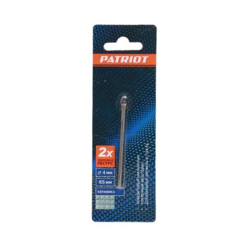 Сверло по керамике (4х65 мм), Patriot-Tehinstrument