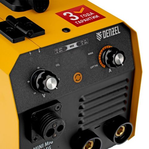 Полуавтоматический сварочный аппарат Denzel Mini MIG-140LFG-Tehinstrument