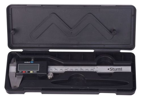 Штангенциркуль электронный 150 мм с глубиномером  Sturm-Tehinstrument