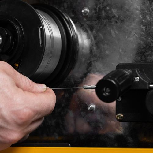 Порошковая проволока Е71TGS, диам. 1 мм, 1 кг, диам. катушки D100 Denzel-Tehinstrument