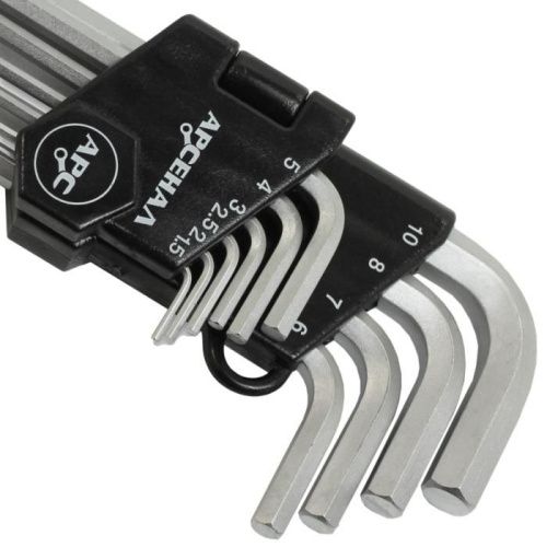 Набор ключей шестигранных НШ-10 Г-образных Арсенал-Tehinstrument