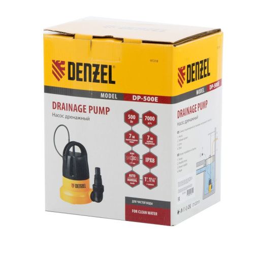 Дренажный насос Denzel DP500E-Tehinstrument