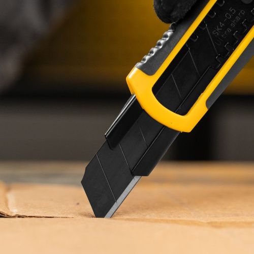 Лезвия, 18 мм, сталь SK4 - 0,5 мм, супер острые, 5 штук Denzel-Tehinstrument