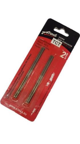 Ножи для рубанков 82*5.5*1.1 TCT Атака (2шт.)-Tehinstrument