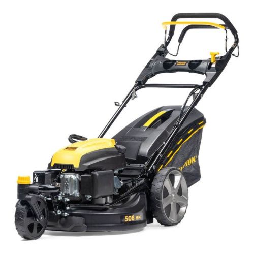 Газонокосилка CHAMPION LMZ5130/1 (3кВт привод 508мм 65л 25-75мм 1рычаг/6, 37кг4в1 3колеса1разблок)-Tehinstrument