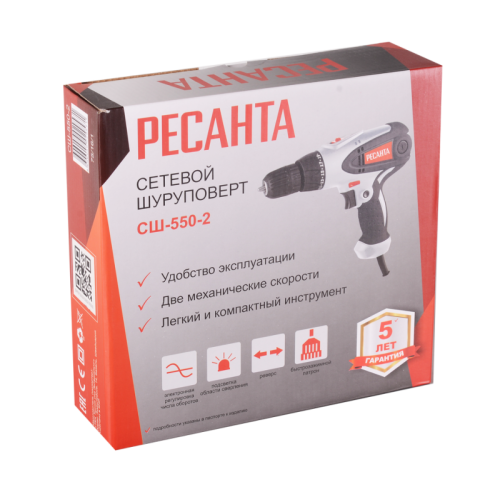 Сетевой шуруповерт Ресанта СШ-550-2-Tehinstrument