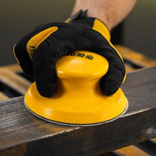 Брусок для шлифования, круглый, 125 мм, с "липучкой"// Denzel-Tehinstrument