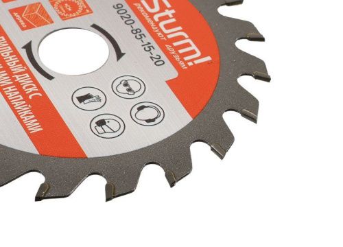 Пильный диск, размер 85x15x20 зубьев, для CCS1285  Sturm-Tehinstrument