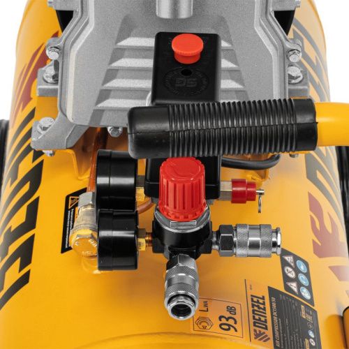 Компрессор воздушный, прямой привод DC1500/50, 1.5 кВт, 50 литров, 220 л/мин Denzel-Tehinstrument