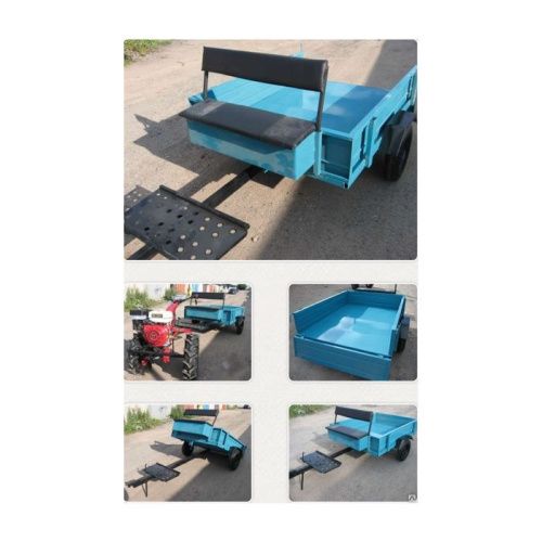 Телега самосвальная ТМ-360/2 (двухместная)-Tehinstrument