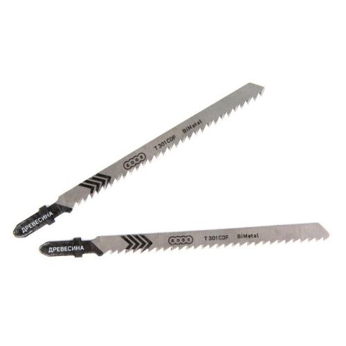 Пилка для лобзика T301CDF по дереву (2 шт.), Patriot-Tehinstrument