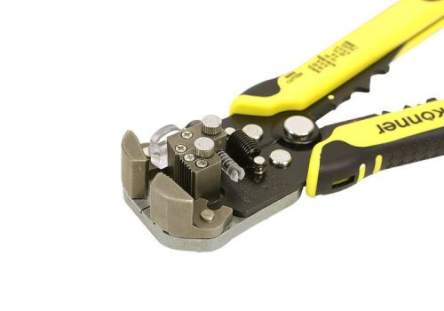 Щипцы для зачистки электропроводов, кримпер, 210мм, Hanskonner-Tehinstrument